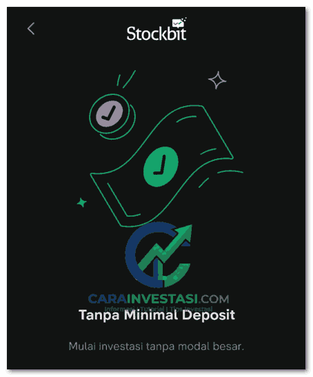minimal deposit stockbit berapa