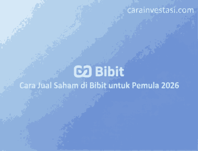 cara jual saham di bibit