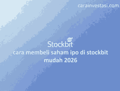cara membeli saham ipo di stockbit